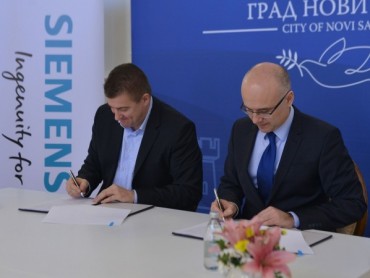 Potpisan Sporazum o poslovno tehničkoj saradnji Grada Novog Sada i kompanije Siemens