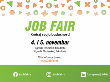 “JobFair – Kreiraj svoju budućnost!” - Sajam poslova i praksi